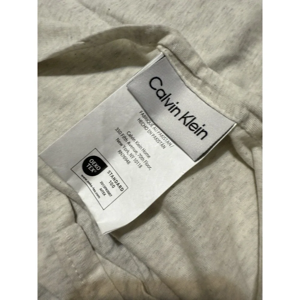Calvin Klein Cotton Blend Lyocell King Pillowcases Set‎ Grey